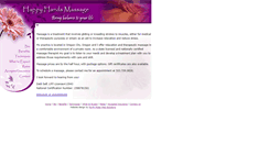 Desktop Screenshot of happyhandsmassage.com